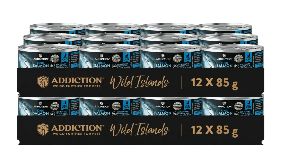 Wild Islands Pacific Catch Premium Ocean Fish & Salmon Grain-Free Canned Cat Food Addiction Pet Foods USA