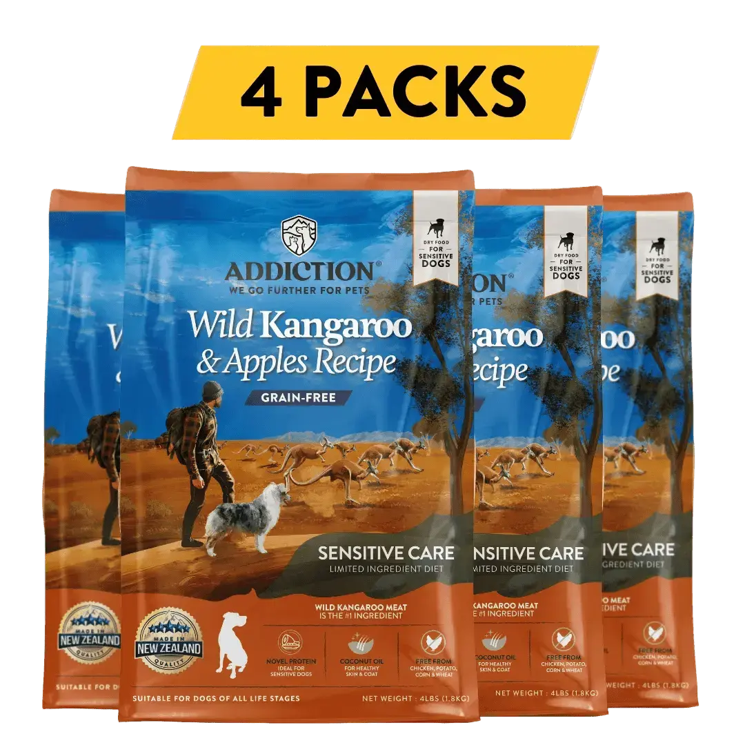 Wild Kangaroo & Apples Recipe Dry Dog Food Addiction Pet Foods USA