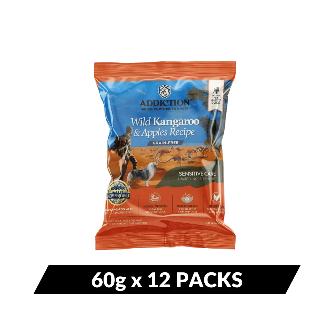 Wild Kangaroo & Apples Recipe Dry Dog Food Addiction Pet Foods USA