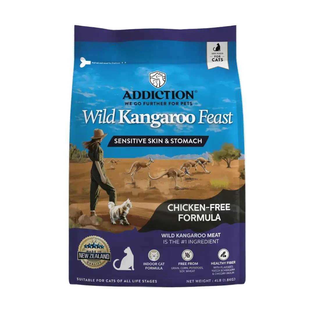 Wild Kangaroo Feast Dry Cat Food Addiction Pet Foods USA