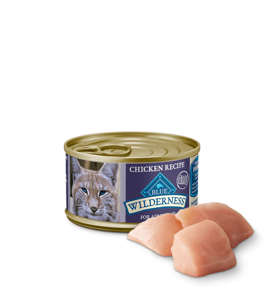 Blue Buffalo Wilderness Adult Chicken Entree Wet Cat Can (3oz)