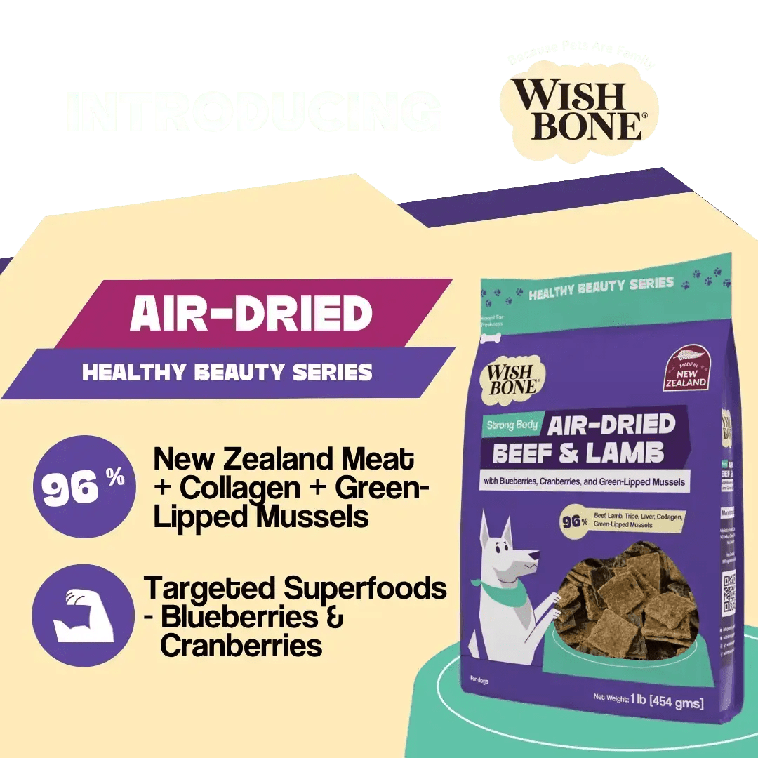 Wishbone Air-Dried Beef & Lamb Recipe Dog Food - 454g Addiction Pet Foods USA