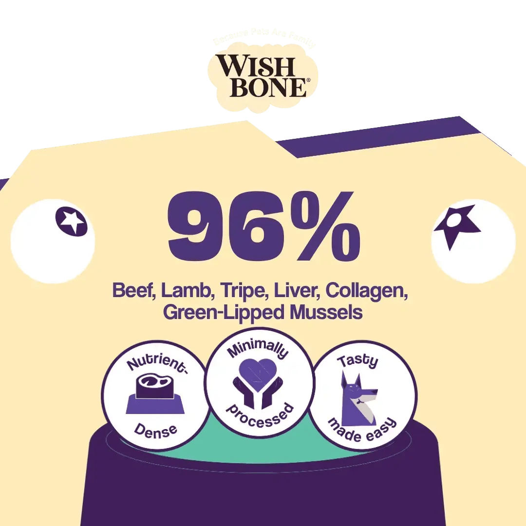 Wishbone Air-Dried Beef & Lamb Recipe Dog Food - 454g Addiction Pet Foods USA