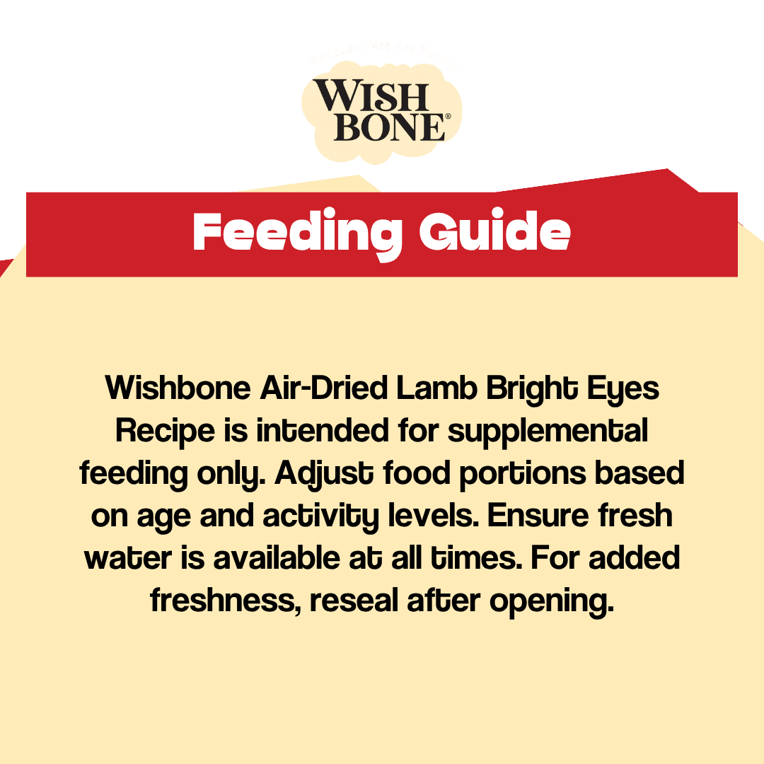 Wishbone Air-Dried Lamb Recipe Dog Food - 454g Addiction Pet Foods USA