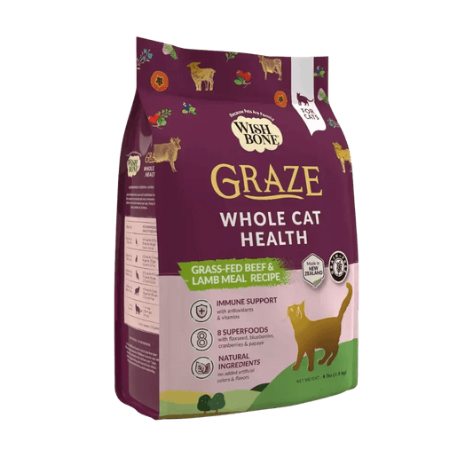 Wishbone Graze Beef and Lamb Dry Cat Food Addiction Pet Foods USA