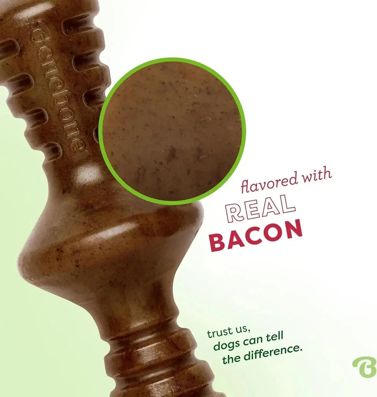 Zaggler Bacon Dog Chew Toy for Aggressive Chewers, Giant - True Pet Market