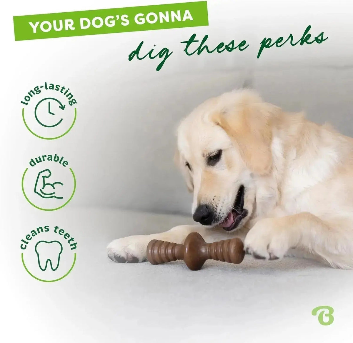 Zaggler Bacon Dog Chew Toy for Aggressive Chewers, Giant - True Pet Market