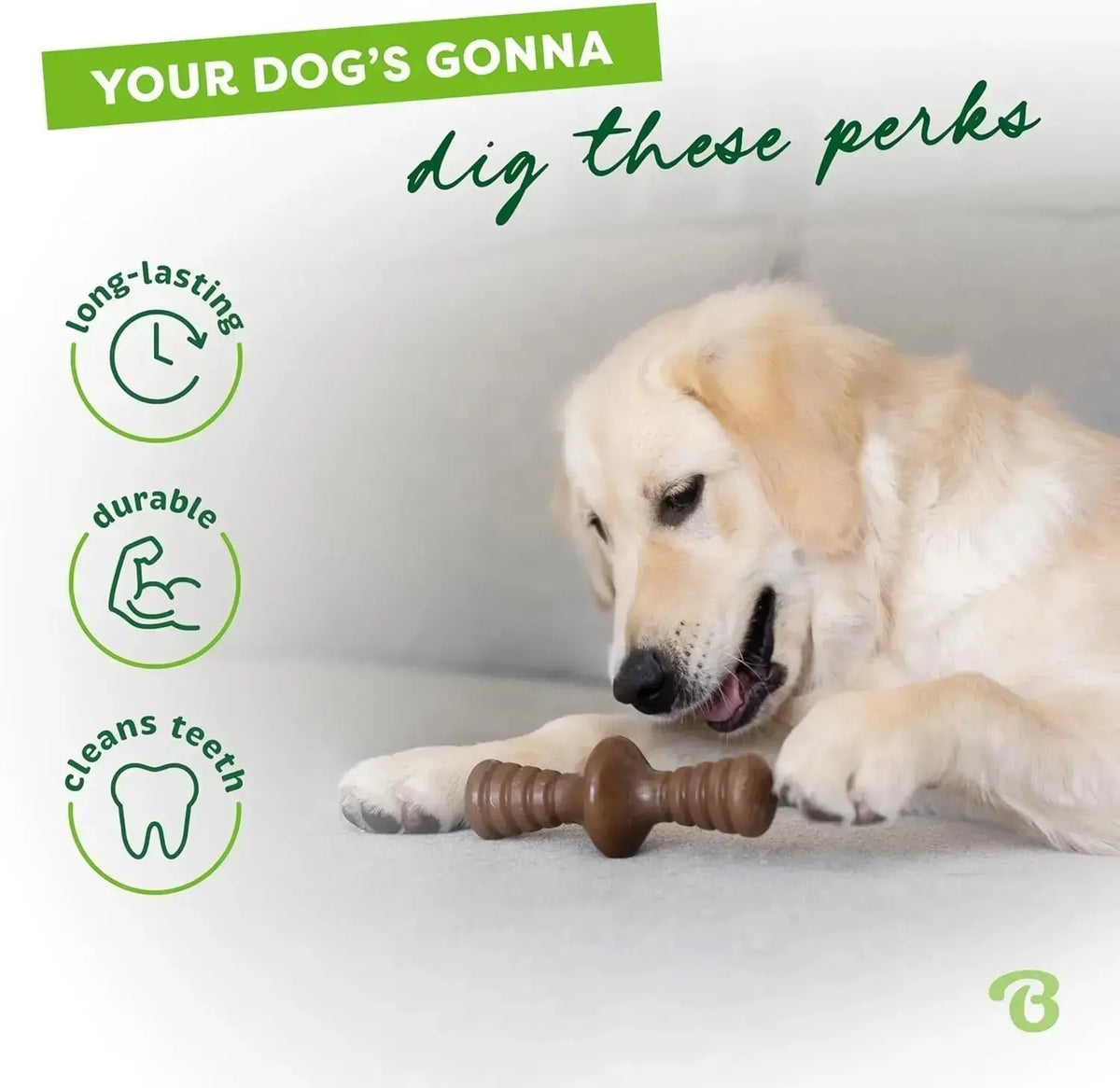 Zaggler Bacon Dog Chew Toy for Aggressive Chewers, Giant - True Pet Market