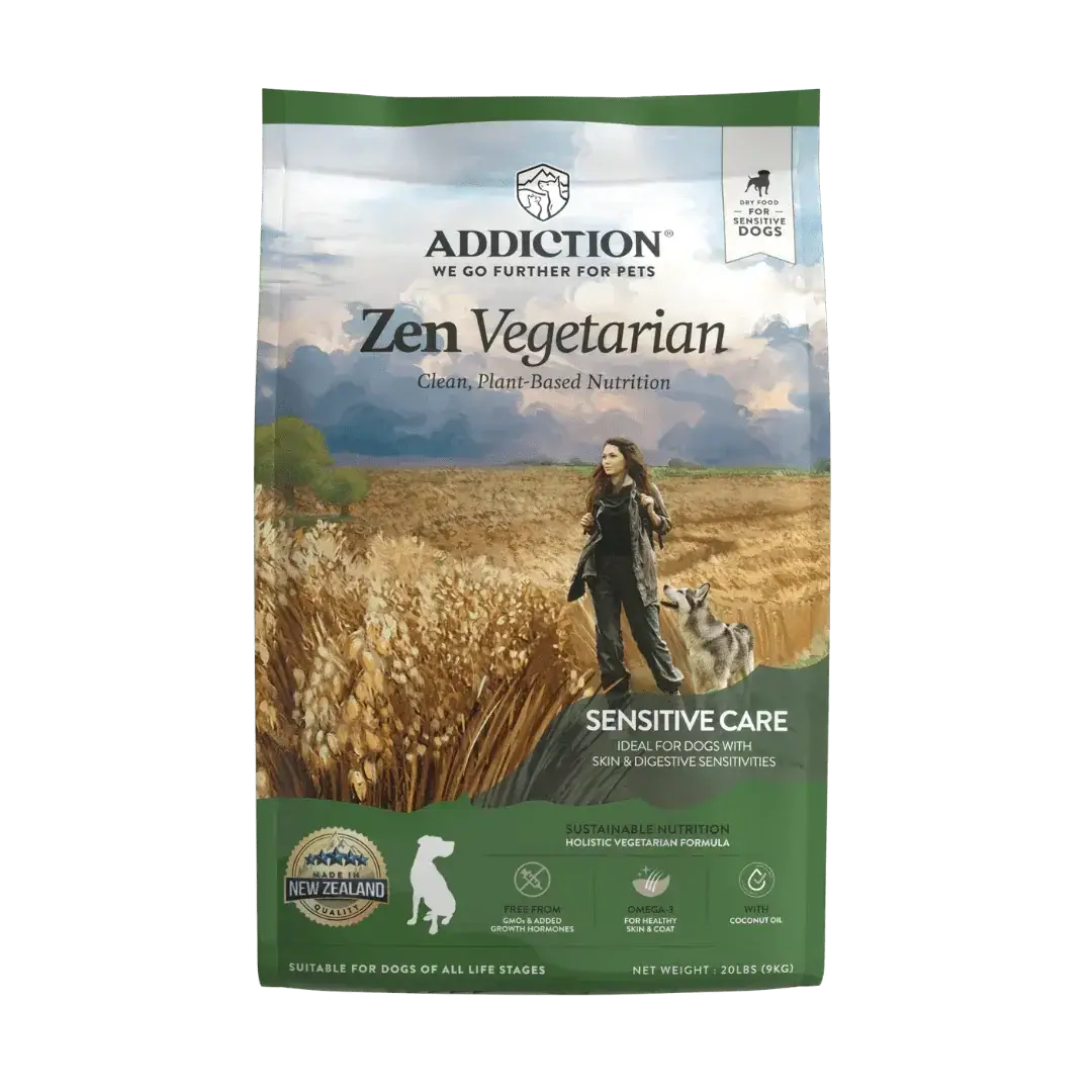 Zen Vegetarian Dry Dog Food Addiction Pet Foods USA