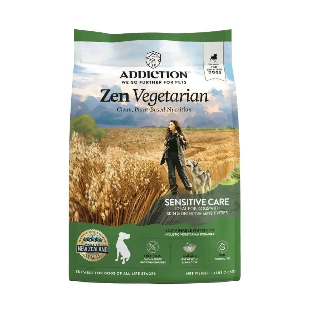 Zen Vegetarian Dry Dog Food Addiction Pet Foods USA