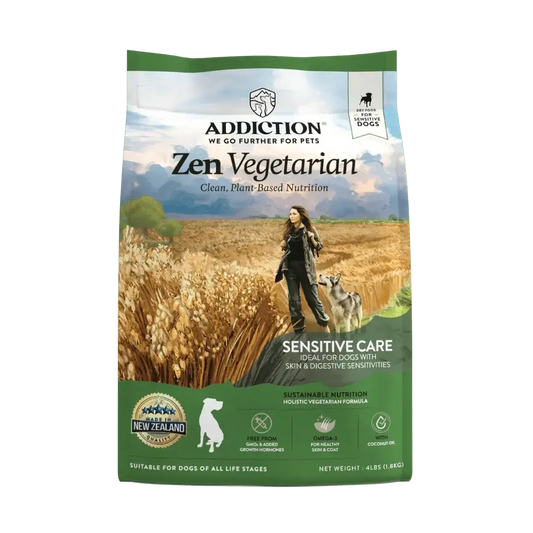 Zen Vegetarian Dry Dog Food Addiction Pet Foods USA