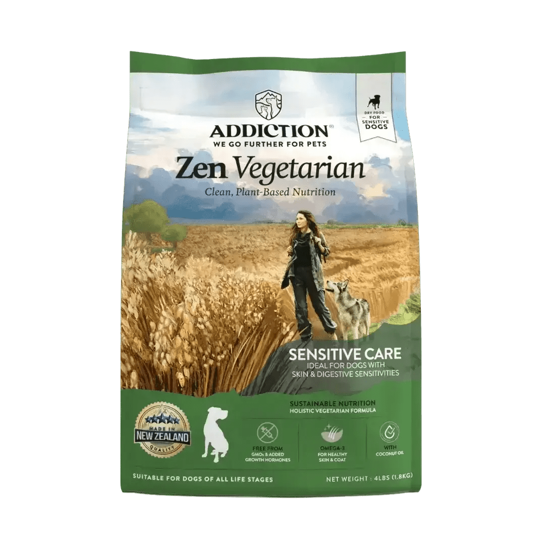 Zen Vegetarian Dry Dog Food Addiction Pet Foods USA