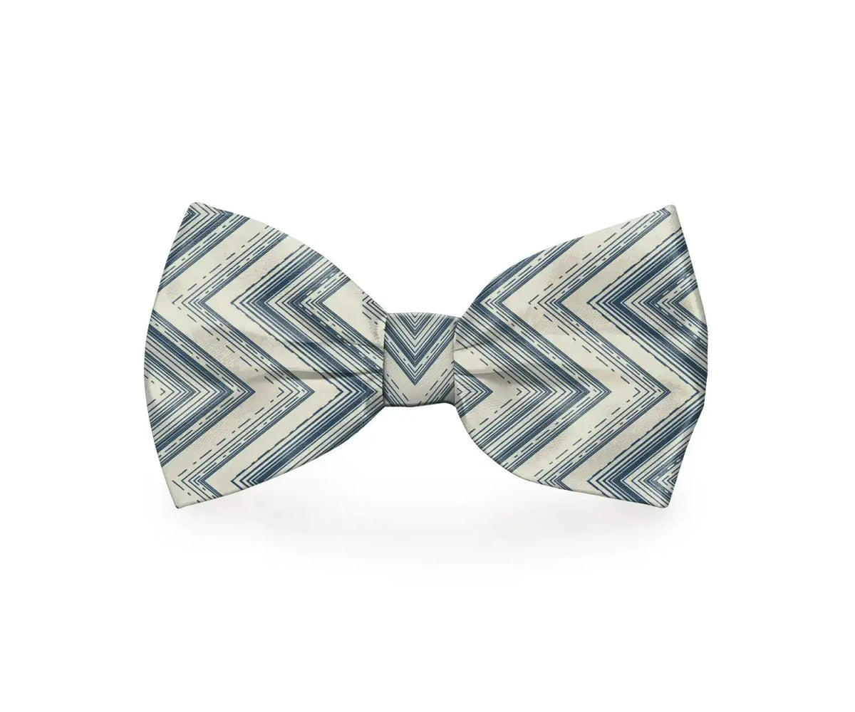 Zig Zag Dog Bow Tie - Leashes Collars & Petwear